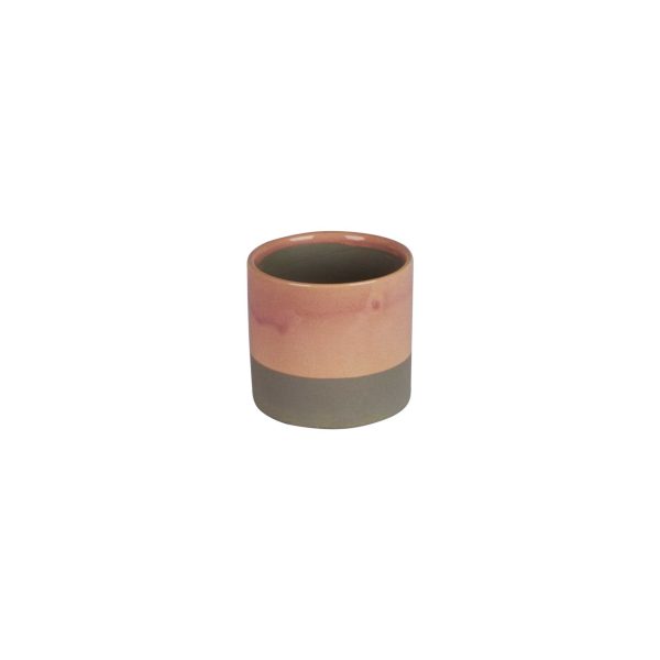 Cilindro Rosa 10,5 X10 H Ceramica