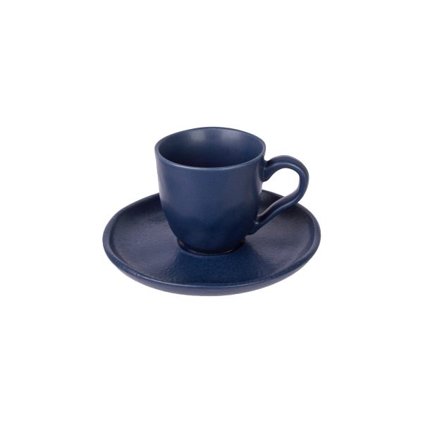 Xicara Café Azul Boreal Cerâmica