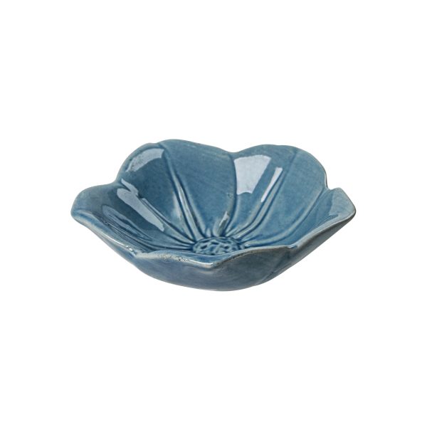Mini Bowl Flor Azul Claro 10 Cm Louça