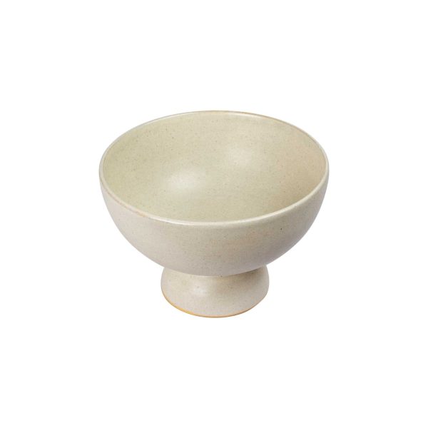 Fruteira Calice M 20 Cm Cru Nelise Cerâmica