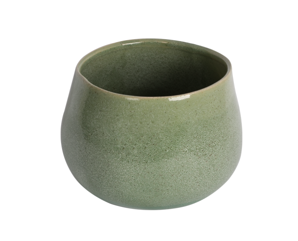 Cachepot Verde 17x19x16,5 H Cerâmica