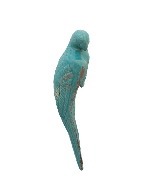 Passarinho De Pendurar 22cm Azul Louça