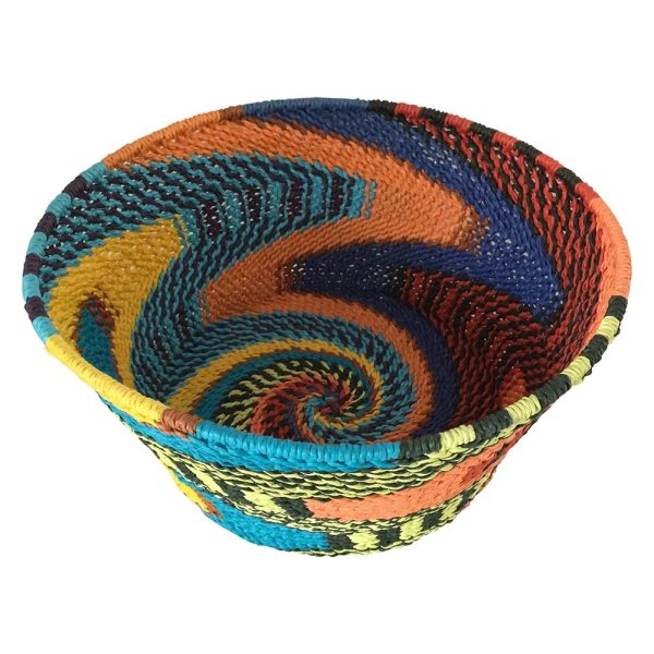 Cesta Cônica Colorida 38 X20 H Fibra