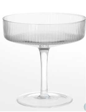 Taça Champagne 260 Ml Grafiato Semicristal