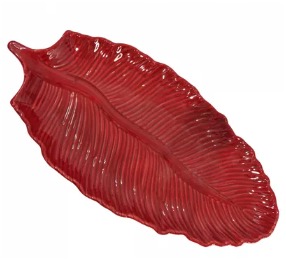 Trav. Folha 50 X24 Vermelho Louça