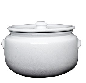 Caçarola 6 Lts Branca Barro