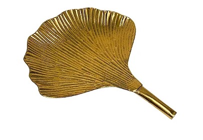 Band. Folha Palma 36 X36 Dourado Metal