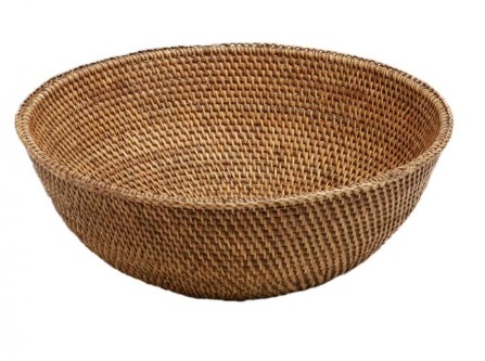Bowl Nature 27 X9 H Fibra Rattan
