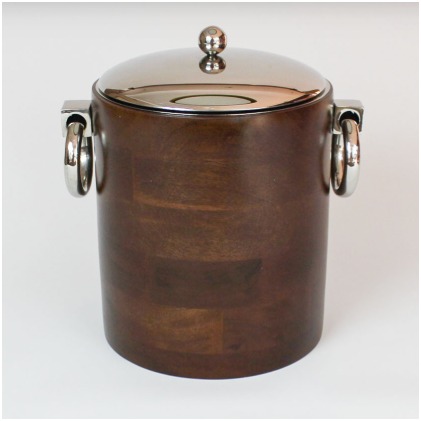 Balde Gelo 20 X23 H Manoli Dark C/ Tampa