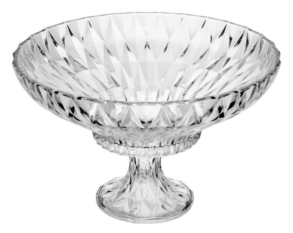Fruteira Aberta Friso 32 X20 H Cristal
