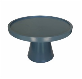 Prato Bolo Candy Azul Especial 27 X16,5 H Madeira