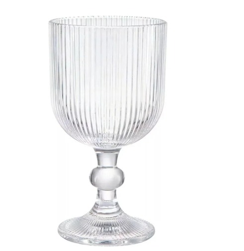 Taça  água 350 Ml Grafiato Vidro