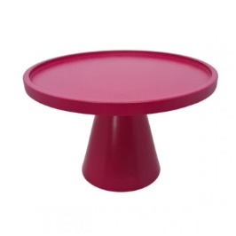 Prato Bolo Candy Pink 27 X16,5 H Madeira