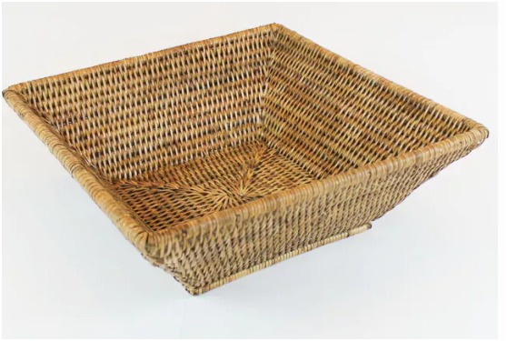 Cesta Quad. 31 X31 Pukhet Rattan