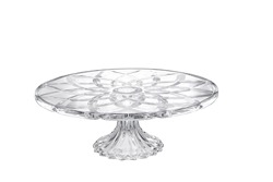 Prato Bolo Diamond Reto 30 X9,5 H Cristal
