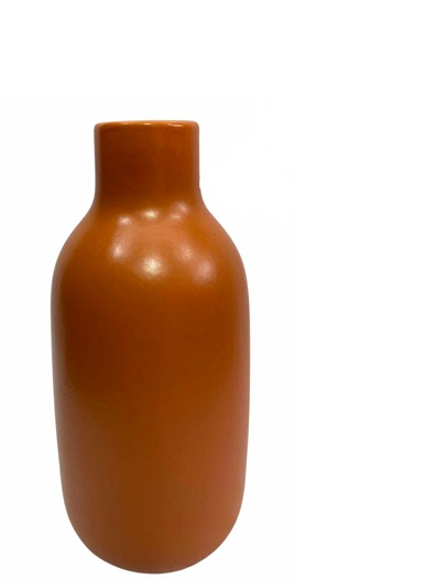 Vaso Terracota 12 X29 H Cerâmica