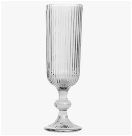 Taça Flute Grafiato 140 Ml Vidro